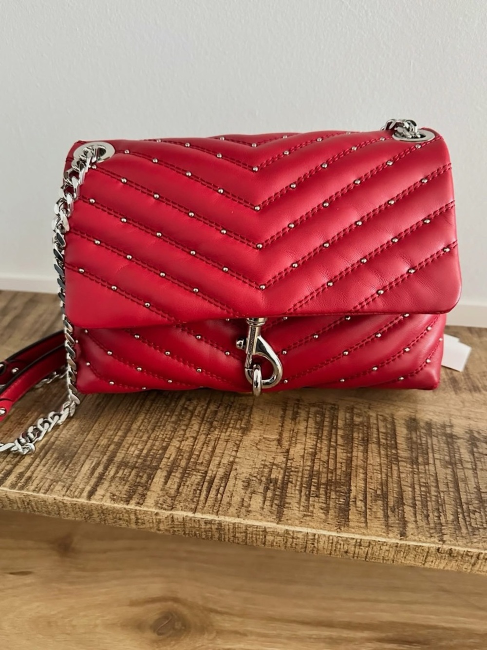 Rebecca Minkoff Edie Quilted Micro Stud Crossbody